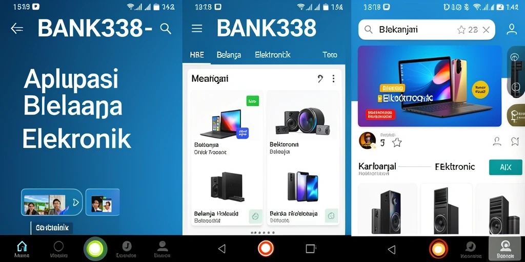 Tampilan antarmuka BANK338 yang user-friendly dan menarik.