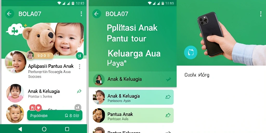 Tampilan antarmuka BOLA07 yang sederhana dan informatif.