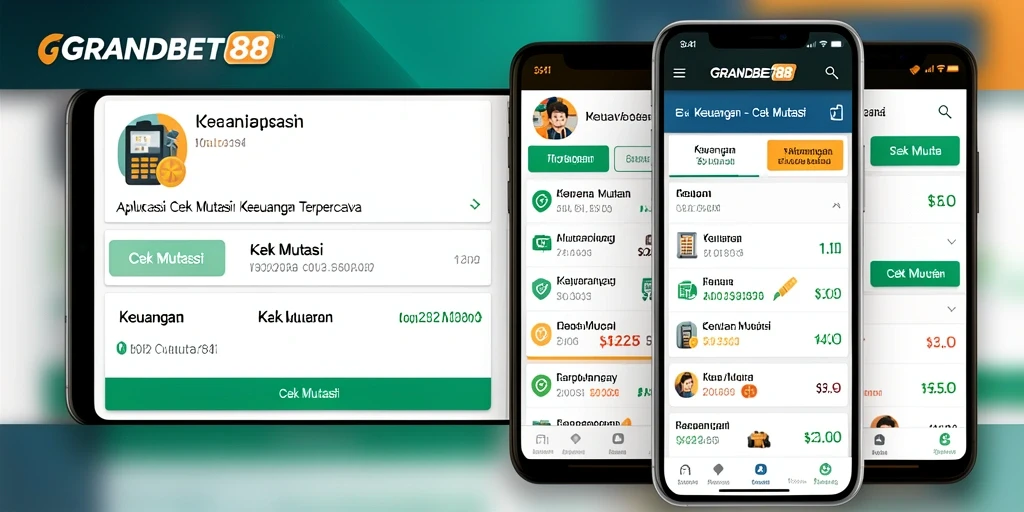 Screenshot GRANDBET88 menunjukkan antarmuka Cek Mutasi yang informatif dan user-friendly.