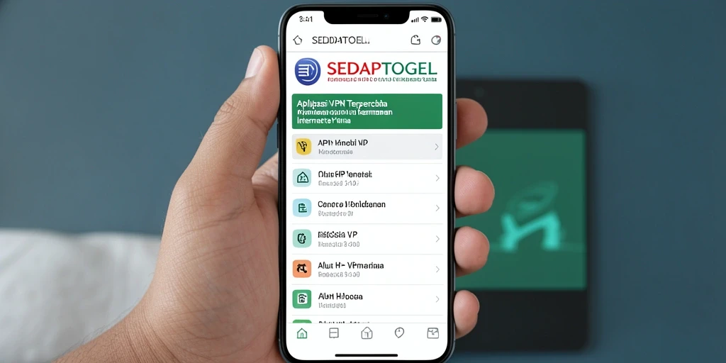 Screenshot antarmuka SEDAPTOGEL yang sederhana dan mudah dipahami.