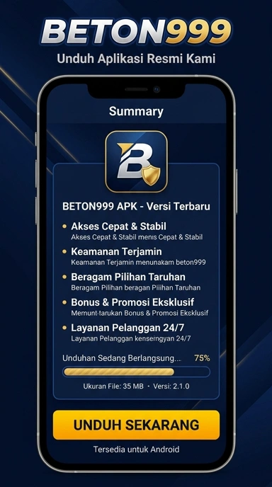 Tampilan halaman APK beton999